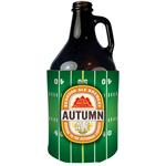 DC722644CP Neoprene Growler Cooler Sleeve With Collapsible Style Bottom And Full Color Custom Imprint